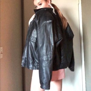 Genuine Black Leather Jacket